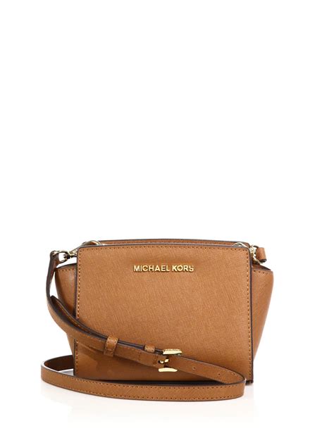 michael kors selma saffiano leather mini satchel